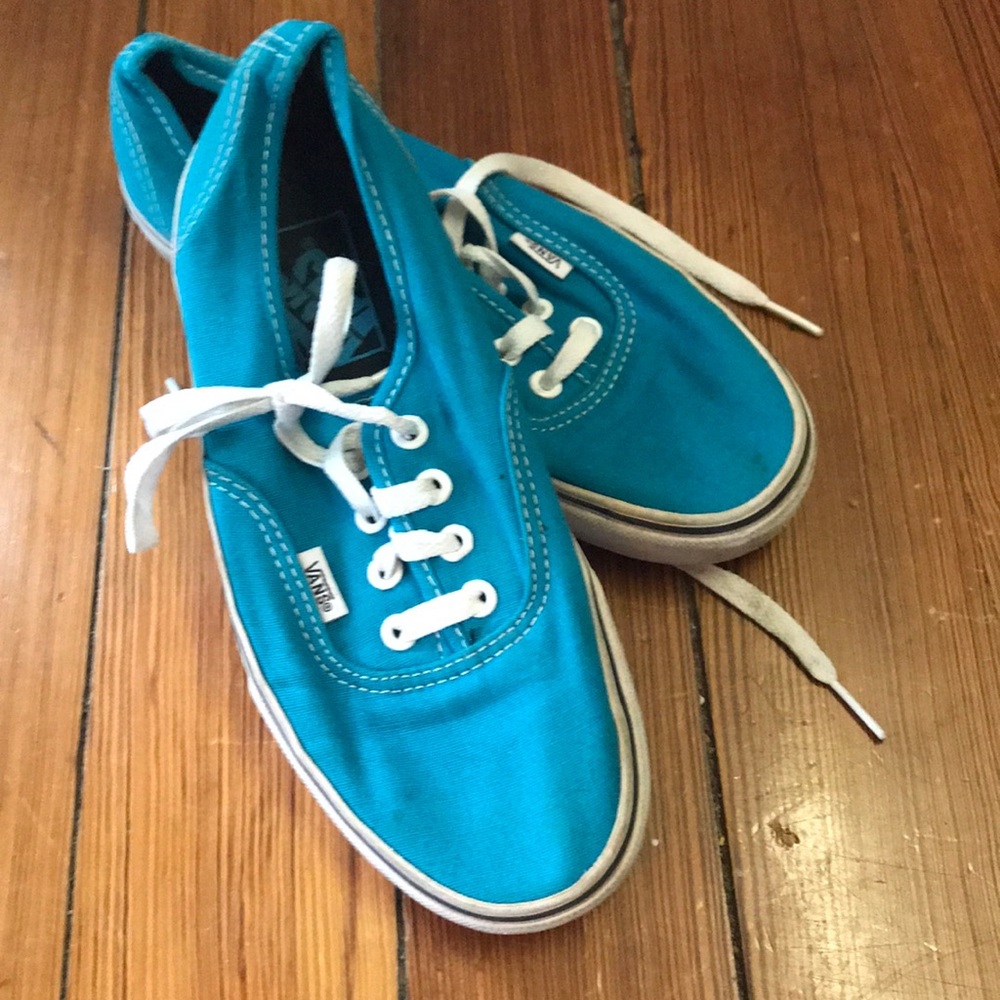 Teal vans